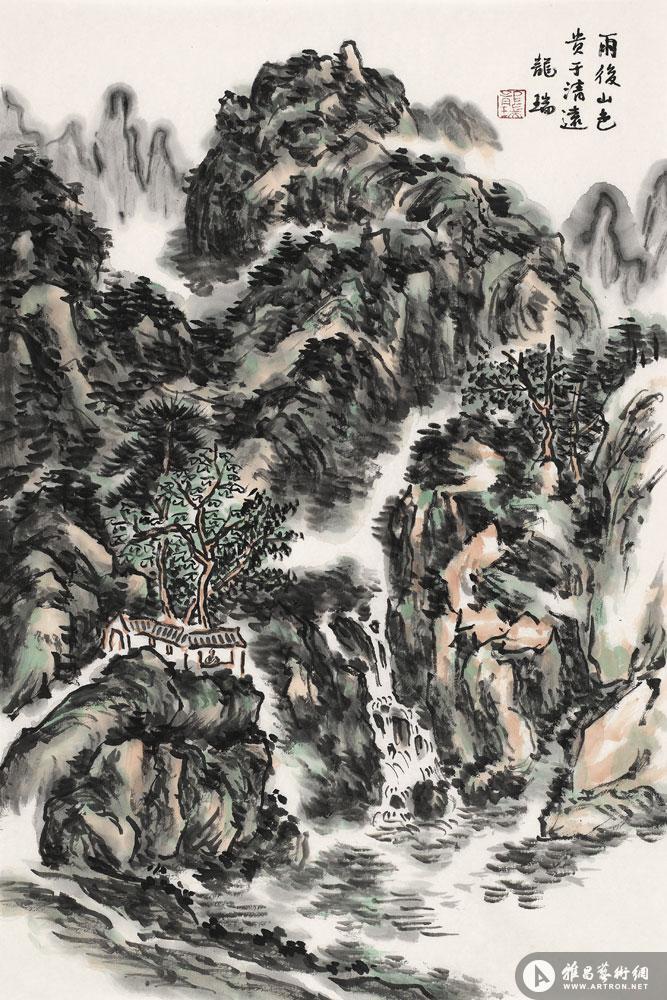 龙瑞《雨后山色》